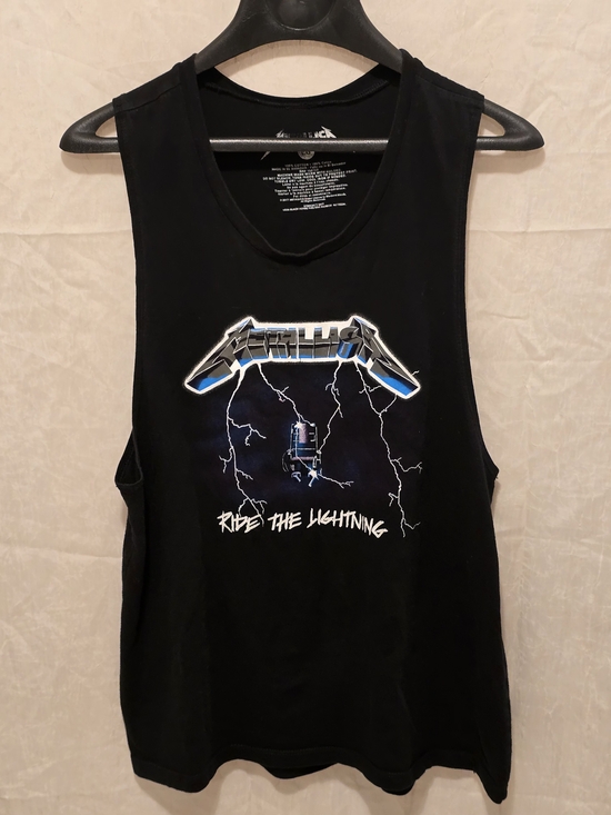 Metallica Other - Metallica Ride The Lightning Muscle Tank Top